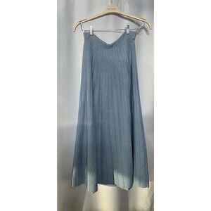 Ronny Kobo x RTR Blue Shimmer Skirt Size S
